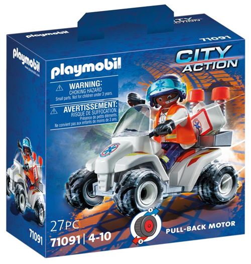 71091 Secouriste et Quad Playmobil