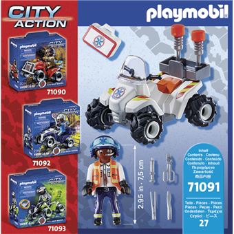 71091 Secouriste et quad Playmobil