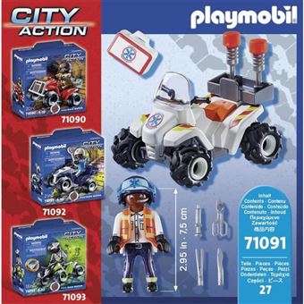 71091 Secouriste et quad Playmobil