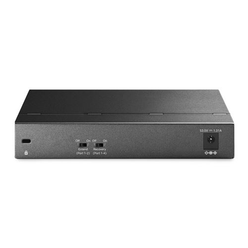 Tp-Link Tl-Sg1006Pp V1 - Commutateur - Non Géré - 1 X 10/100/1000 (Poe++) + 3 X 10/100/1000 (Poe+) + 2 X 10/100/1000 - De Bureau - Poe++ (64 W)