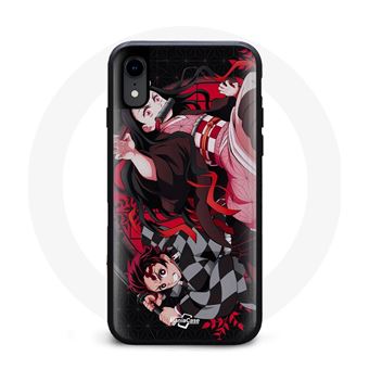 Coque pour Iphone XS Demon Slayer Tanjiro Nezuko Attaque Combat Maniacase - 1