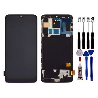 Ecran Pour Samsung galaxy A40 SM-A405F, SM-A405FN, SM-A405FM, SM-A405S Châssis Noir LCD - 1