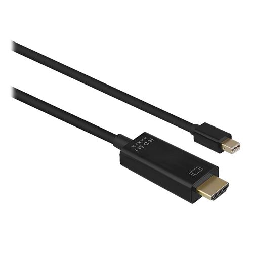 T'nB - Câble adaptateur - Mini DisplayPort mâle pour HDMI mâle - 2 m - noir - support 4K