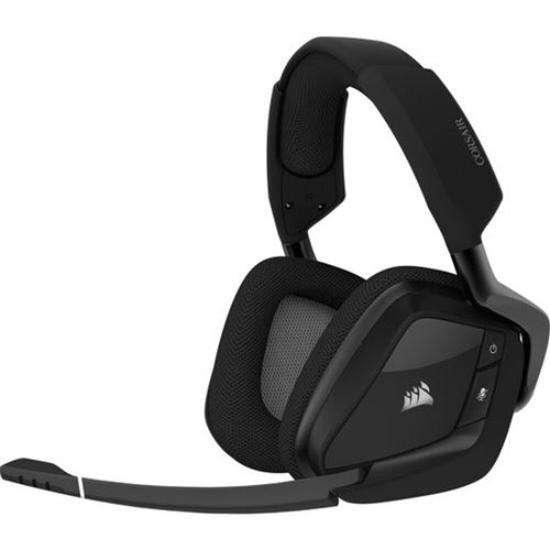 CORSAIR Gaming VOID RGB ELITE - Koptelefoon - over oor - 2,4 GHz - draadloos - koolstof