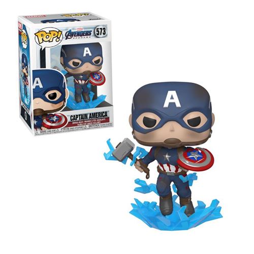 Funko Pop! Marvel: A60- Comic Captain America With Enamel Pin - Marvel Comics- Exclusivité - Figurine en Vinyle à Collectionner - Idée de Cadeau - Produits Officiels