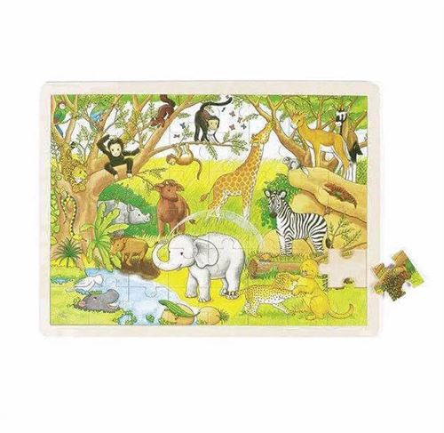 puzzle 48 pièces animaux sauvages