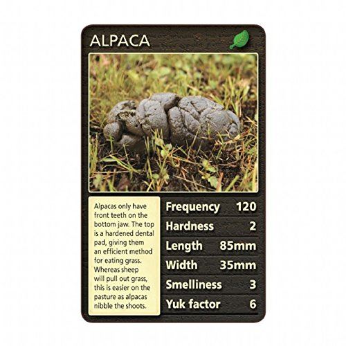 Jeu de cartes avec animaux dégoutants