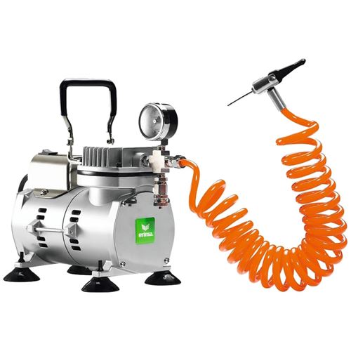 Erima Argent Compresseur À Air Pour Balles 220/240 V 724101 - Image 1