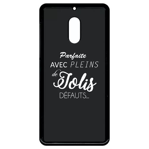 Coque Nokia 6 Parfaite Avec Pleins De Jolis Defauts Fond Noir 2