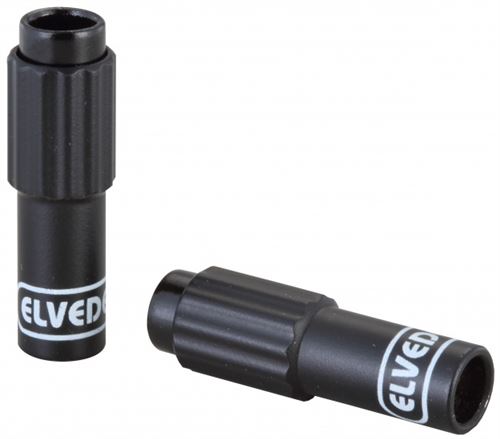 Elvedes Dérailleur fins de réglage universel 2 pièces noires