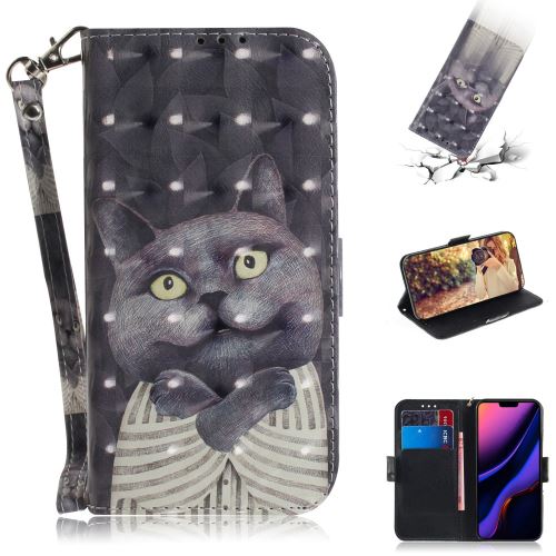 Etui en PU impression de motifs spot de lumière modèle de dessin animé pour votre Apple iPhone XR 6.1 pouces (2019)