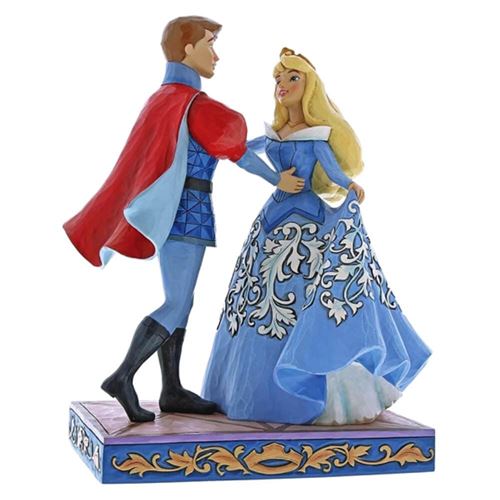 Disney Traditions Sleeping Beauty 'Swept dans le moment' Aurora et le Prince Figurine