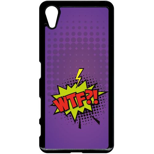 Coque Sony Xperia X Performance Wtf Fond Mauve