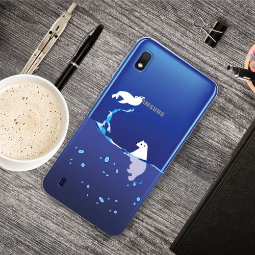 Coque en TPU impression de motifs clair joint pour votre Samsung Galaxy A10