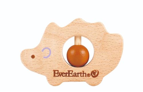 Everearth Hérisson à anneaux gris 9 cm clair