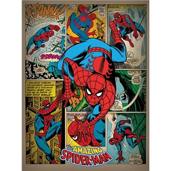 Spider-Man - Retro Tableau sur toile