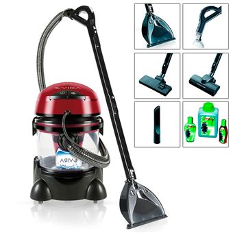mpm mod 22 aspirateur eau et poussieres nettoyage des sieges de voiture tapis moquettes 2400w rojo outillage de jardin motorise achat prix fnac