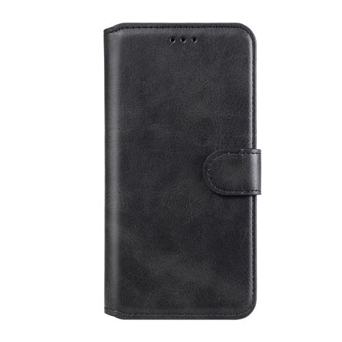 Etui en PU magnétique avec support noir pour votre Samsung Galaxy A41 (Global Version)