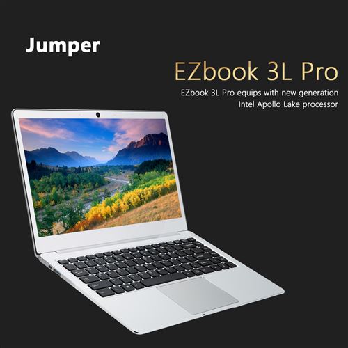 PC Portable JUMPER EZbook 3L Pro support Windows 10 6+64Go Argent (Qwerty）