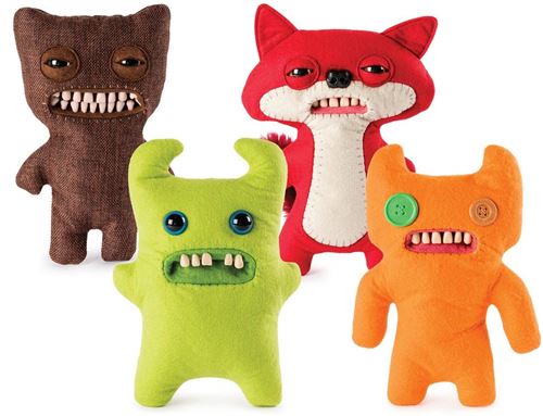 Peluche en peluche Fugglers Multi Colour 9 pouces - One Random Sent