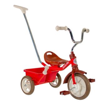 AIYAPLAY Tricycle enfants avec sonnette et panier selle réglable avec  dossier - pour enfant de 2 à 5 ans rose