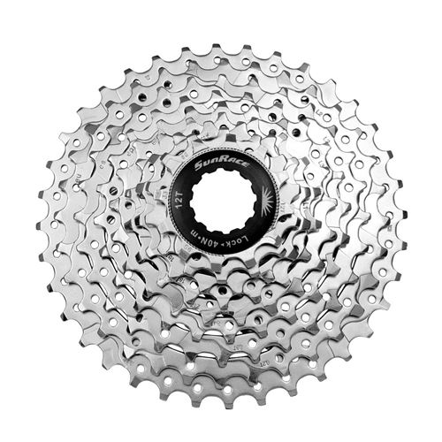 Cassette SunRace M98 9 vitesses 11-36 dents Argent