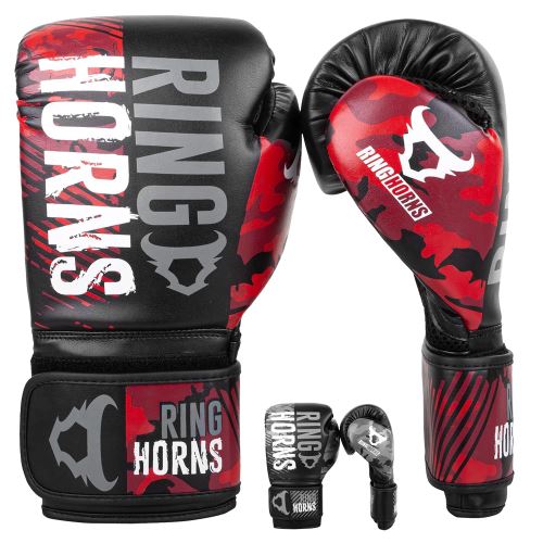 Gants de boxe Ringhorns Charger Camo-Noir - 10 oz----Noir - 10 oz-------Noir - 10 oz---------