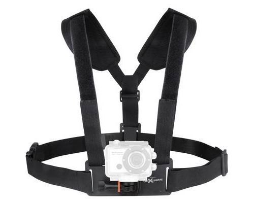 Support sangle de poitrine action cams goxtreme® - noir