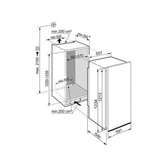 LIEBHERR Réfrigérateur congélateur haut DRE4101-20