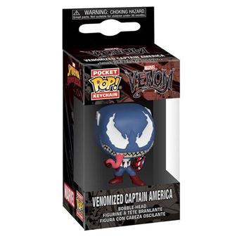 Marvel Venom - Porte-clés Pocket POP! Captain America 4 cm