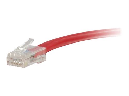 C2G Cat5e Non-Booted Unshielded (UTP) Network Patch Cable - cordon de raccordement - 50 cm - rouge