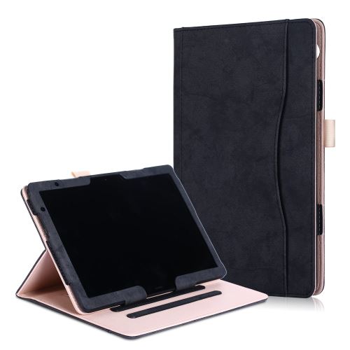Etui en PU poche avec support noir pour votre Huawei MediaPad T5 10/MediaPad M5 Lite 10