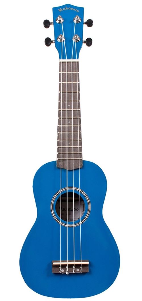 Makawao ukulélé Bois de UK-10BUsoprano 55,5 cm bleu