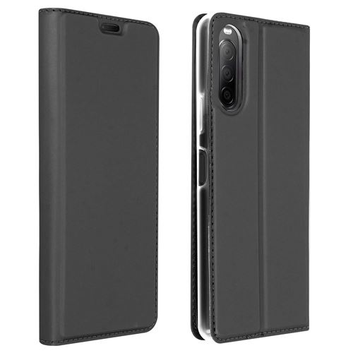 Housse pour Sony Xperia 10 II avec Porte-carte Fonction Support Vidéo noir