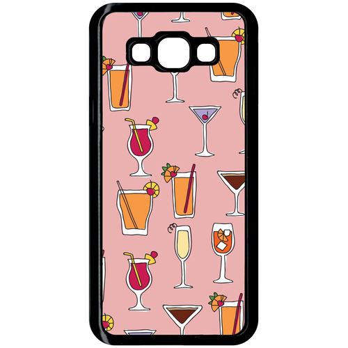 Coque Samsung Galaxy A8 Cocktails Font Rose