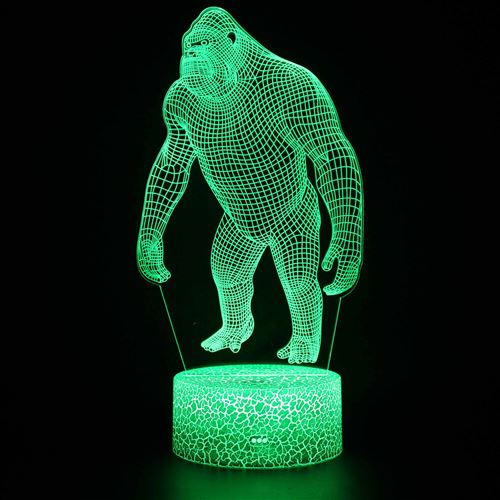Stack Lampe 3D Tactile Veilleuses Enfant 7 Couleurs Avec Telecommande - Style #1552 - Image 1