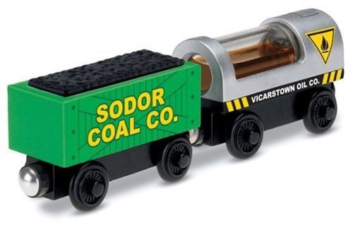 Thomas et ses amis Chemin de fer en bois Diesel & Steamie - Lot de 2