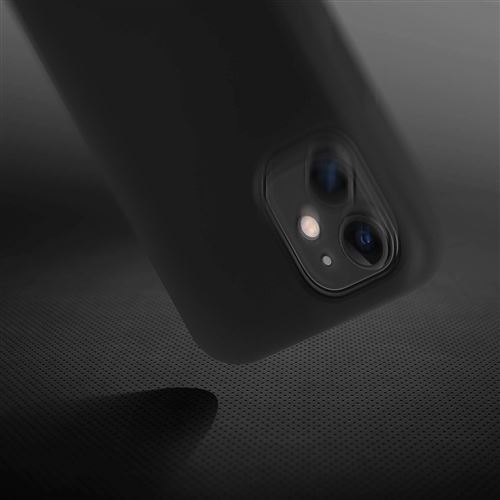 Lot de 10 Coques 2D Iphone 11 SOUPLE Noir + plaque en PLEXIGLAS (compatible chargeur  induction)
