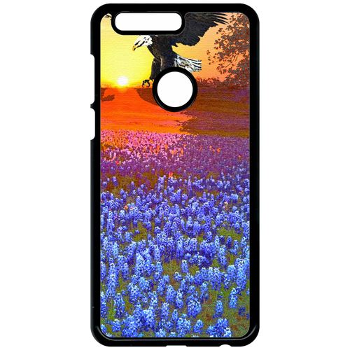 Coque Huawei Honor 8 Champ De Fleurs Aigle