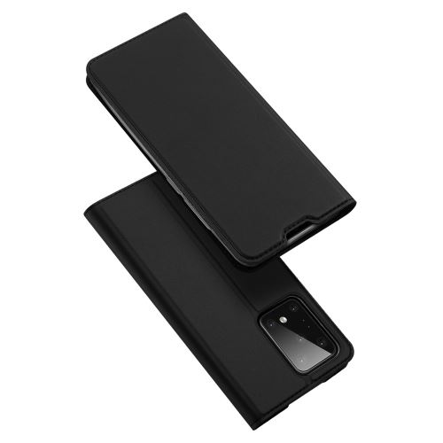 Etui en PU + TPU avec support noir pour votre Samsung Galaxy S11 Plus 6.9 pouces