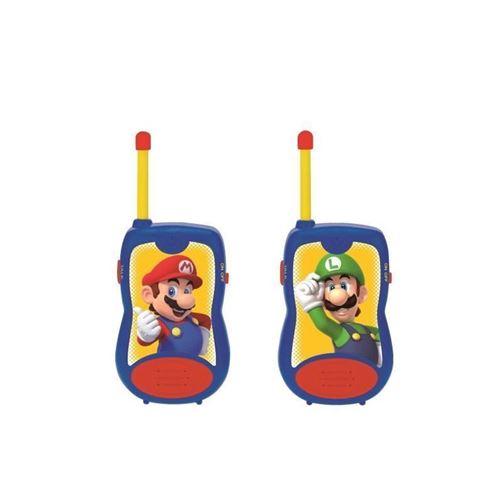 super mario talkie-walkies enfant 120 metres de portée - lexibook