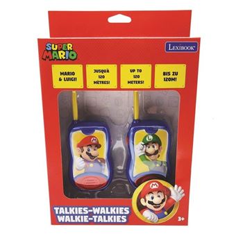 SUPER MARIO Talkie-walkies enfant 120 metres de portee - LEXIBOOK