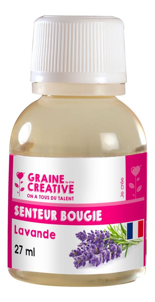 Parfum pour bougies 27 ml - Senteur lavande - Graine Cr&eacute;ative