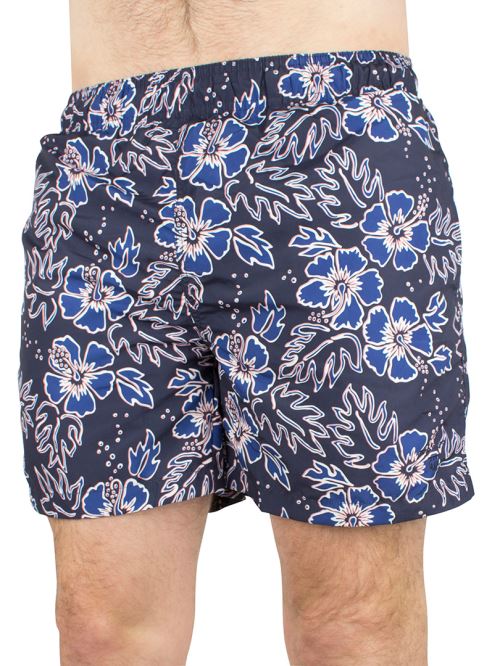 Gant Homme Logo classique Hawaii Short de bain, Bleu
