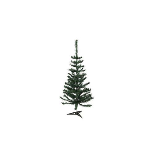 sapin de noël artificiel - h 60cm - 60 branches - vert colorado - avec pied plastique