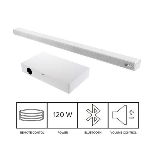ALTEC SNOW Barre de son 2.1 Bluetooth 120W RMS