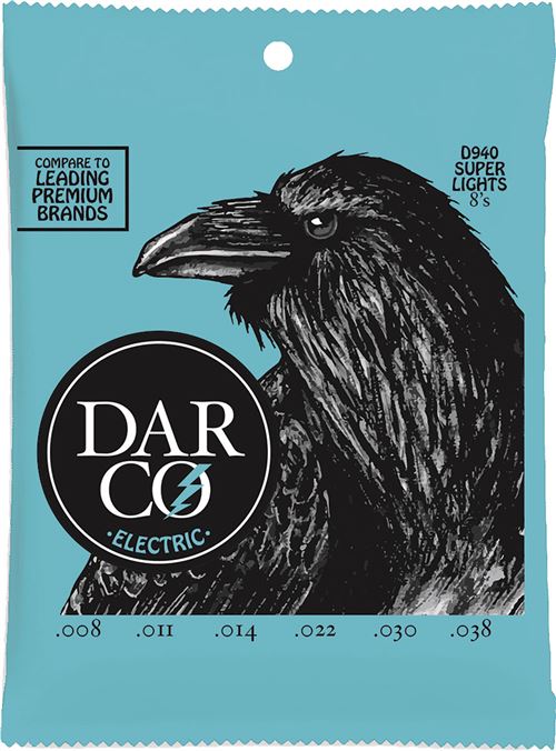Darco D940 - Jeu cordes éléctriques Super Light 8-38