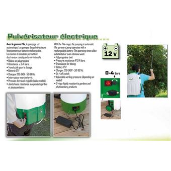 Pulvérisateur électrique sur roues 50 litres - Jardin et Saisons