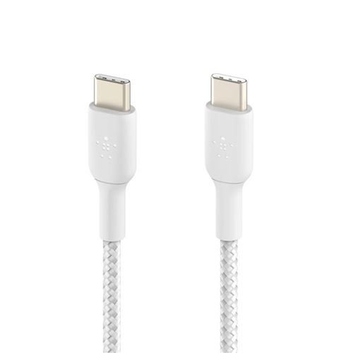 Belkin BOOST CHARGE - Câble USB - 24 pin USB-C (M) pour 24 pin USB-C (M) - 1 m - blanc