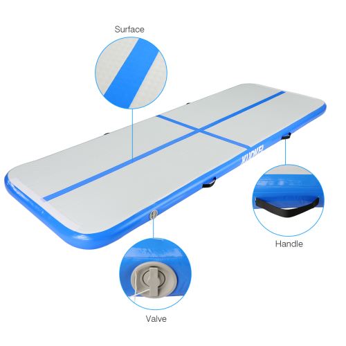Tapis De Gymnastique Gonflable Kuokel Avec Tapis D Exercice